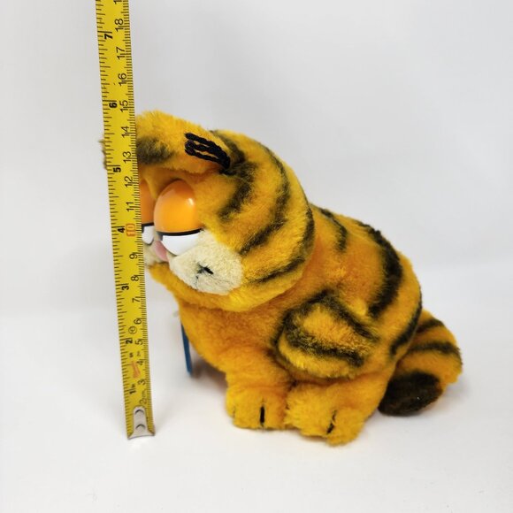Vtg Tag 1981 Dakin Garfield Mini Plush 6" Stuffed Animal Toy Shredded Clippings - Picture 10 of 11